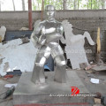 Life Size Stainless Steel Sports Fitures Statues